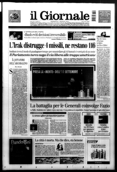 Il giornale : quotidiano del mattino